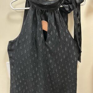 Ramy Brook Black and Silver Blouse